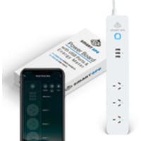 Smart Wi-Fi 3 Outlet Surge Protector Powerboard