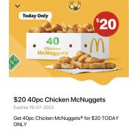 40pc Chicken McNuggets
