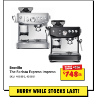 Barista Express Impress, Arlo Essential Spotlight Camera Kit + 2 Other Deals