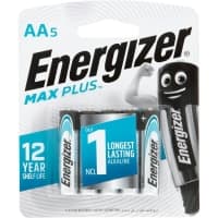 Energizer Max Plus 5 Pack AA/AAA Batteries