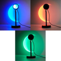 Crescent Moon Projection RGB Lamp 