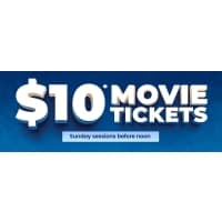 $10 Movie Tickets for Sunday Sessions 