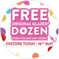 Free Original Glazed Dozen with Any Dozen Purchased  [AUCKLAND]