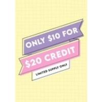 Get $20 Credit for $10