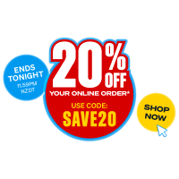 20% off RRP for Online Orders 