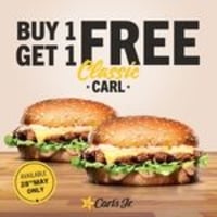 Buy One Get One Free Classic Carl Burger [Tuesday 28th May Only]